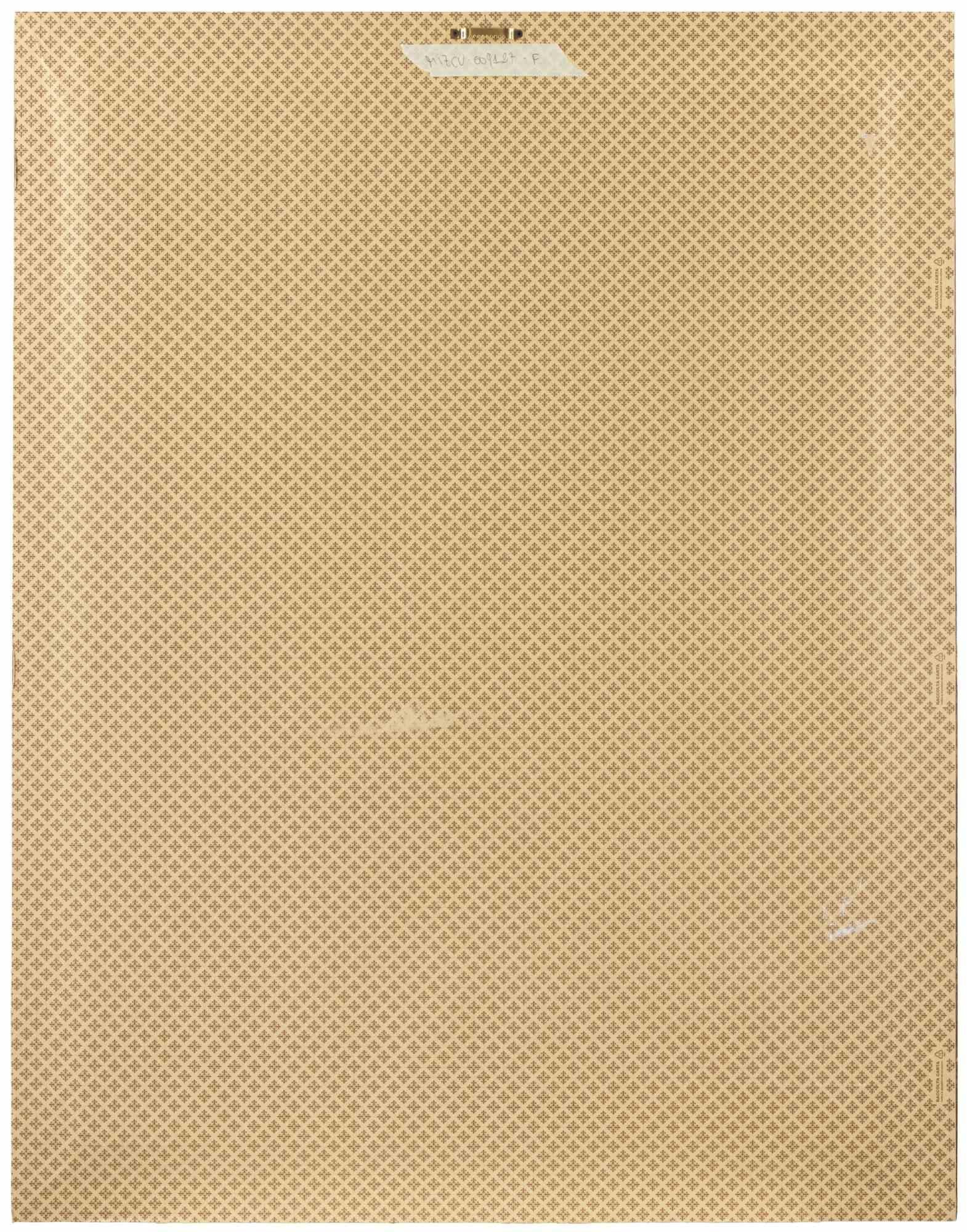 Mädchen – Farbe von Sirio Pellegrini – 1976 im Angebot 4