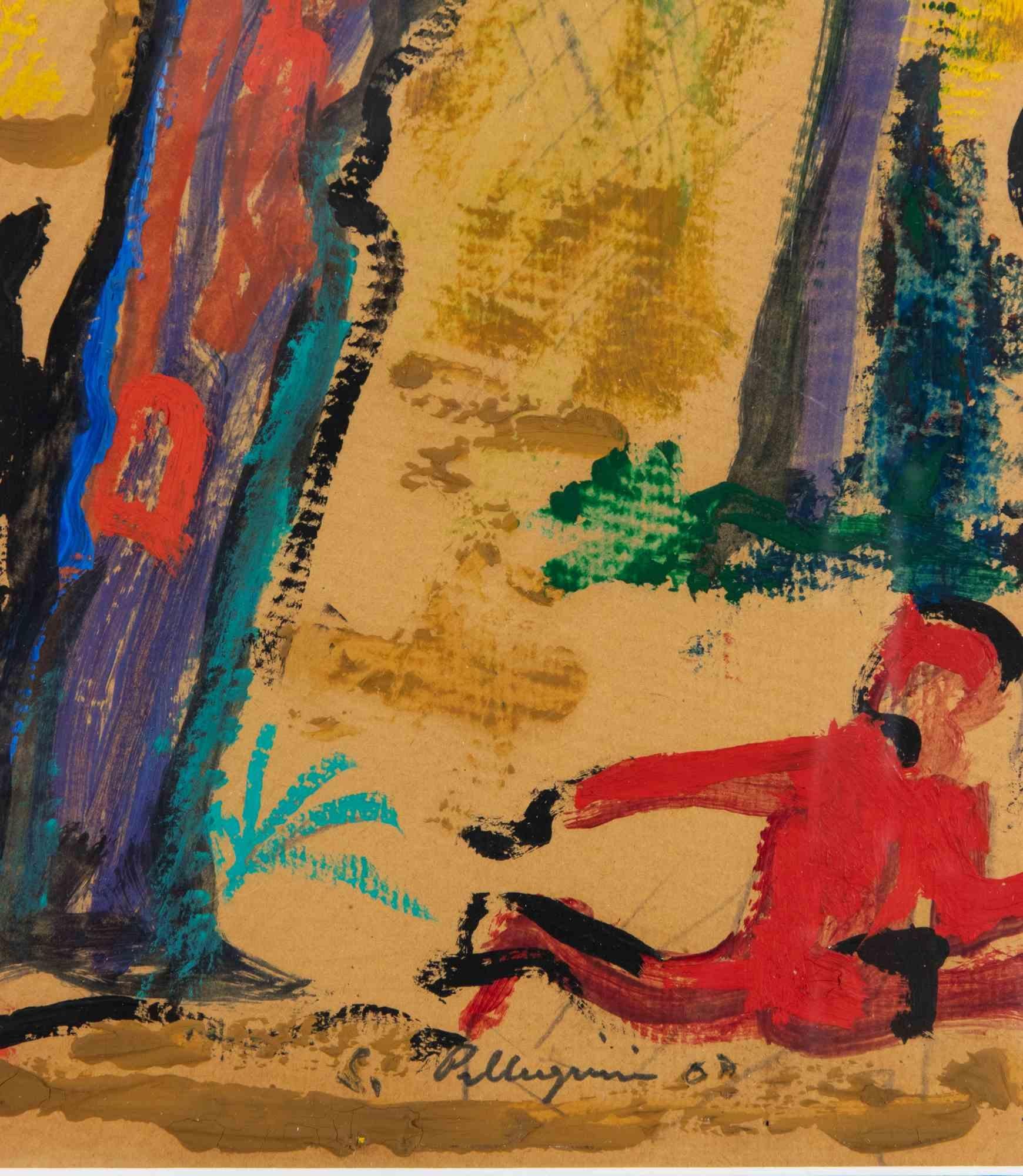 In the Wood – Farbe von Sirio Pellegrini – 1967 im Angebot 2