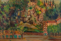 Paesaggio - Dipinto di Sirio Pellegrini - Anni '60