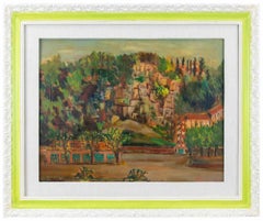 Landscape - Paint by Sirio Pellegrini - 1960s