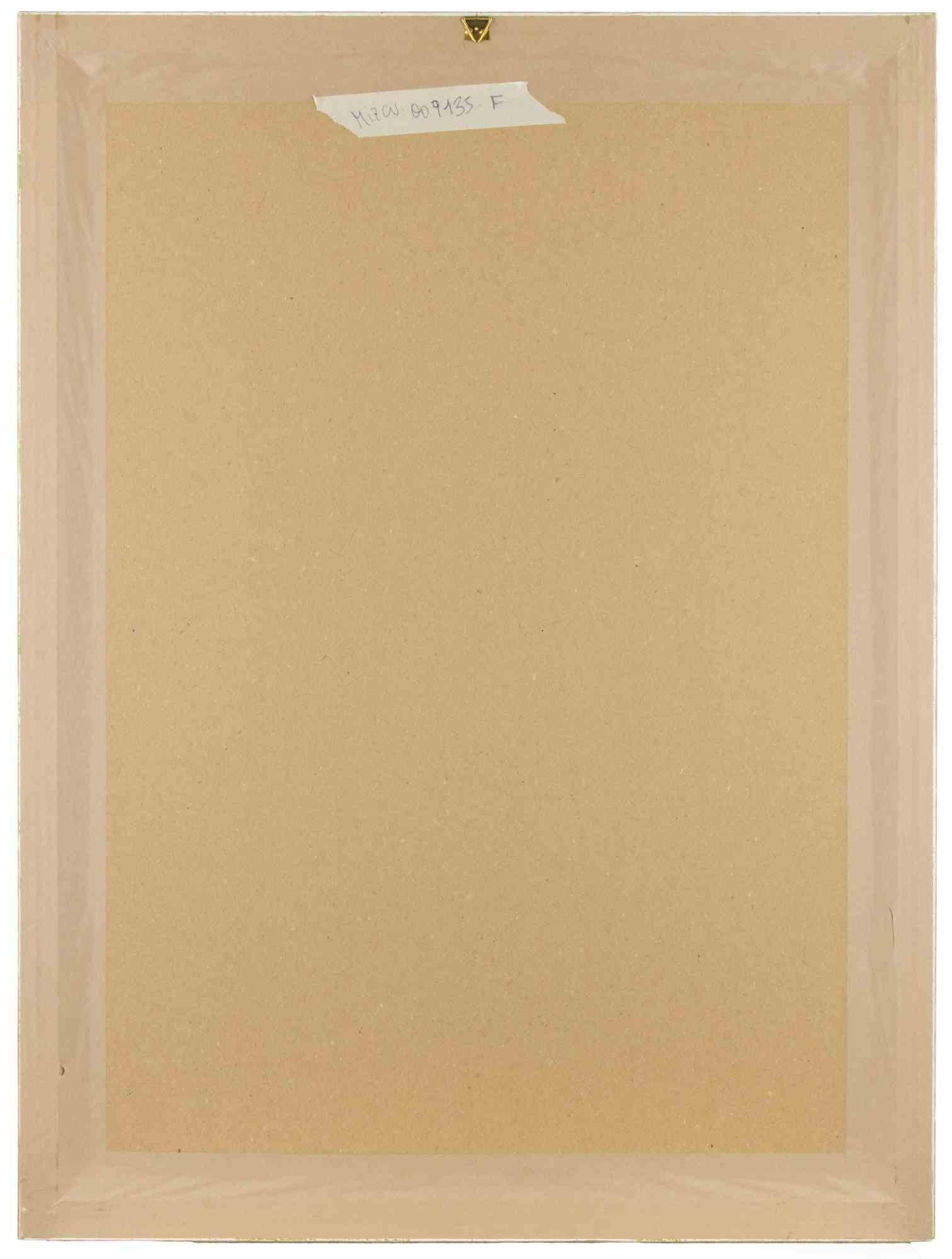 Landscape - Paint by Sirio Pellegrini - 1964 For Sale 4