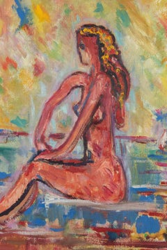 Desnudo - Pintura de Sirio Pellegrini - Años 60