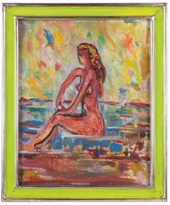 Nude - Paint by Sirio Pellegrini - 1960s