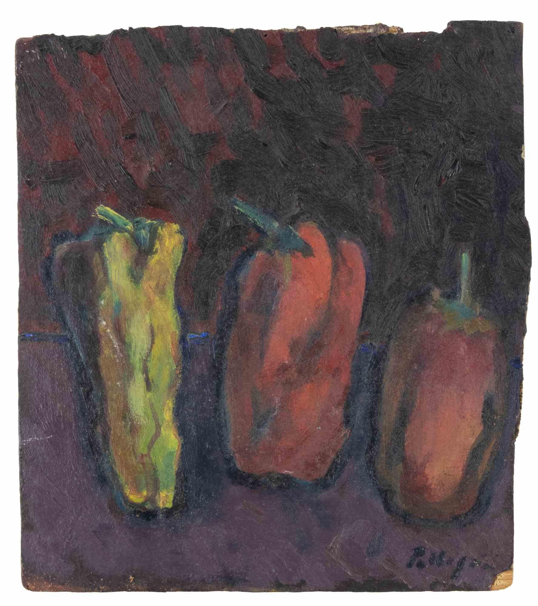 Peperoni - Quadro di Sirio Pellegrini - Anni '60
