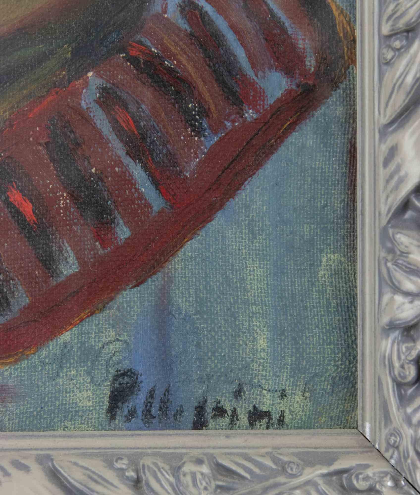 Porträt von Maurizio – Malerei von Sirio Pellegrini – 1969 im Angebot 2