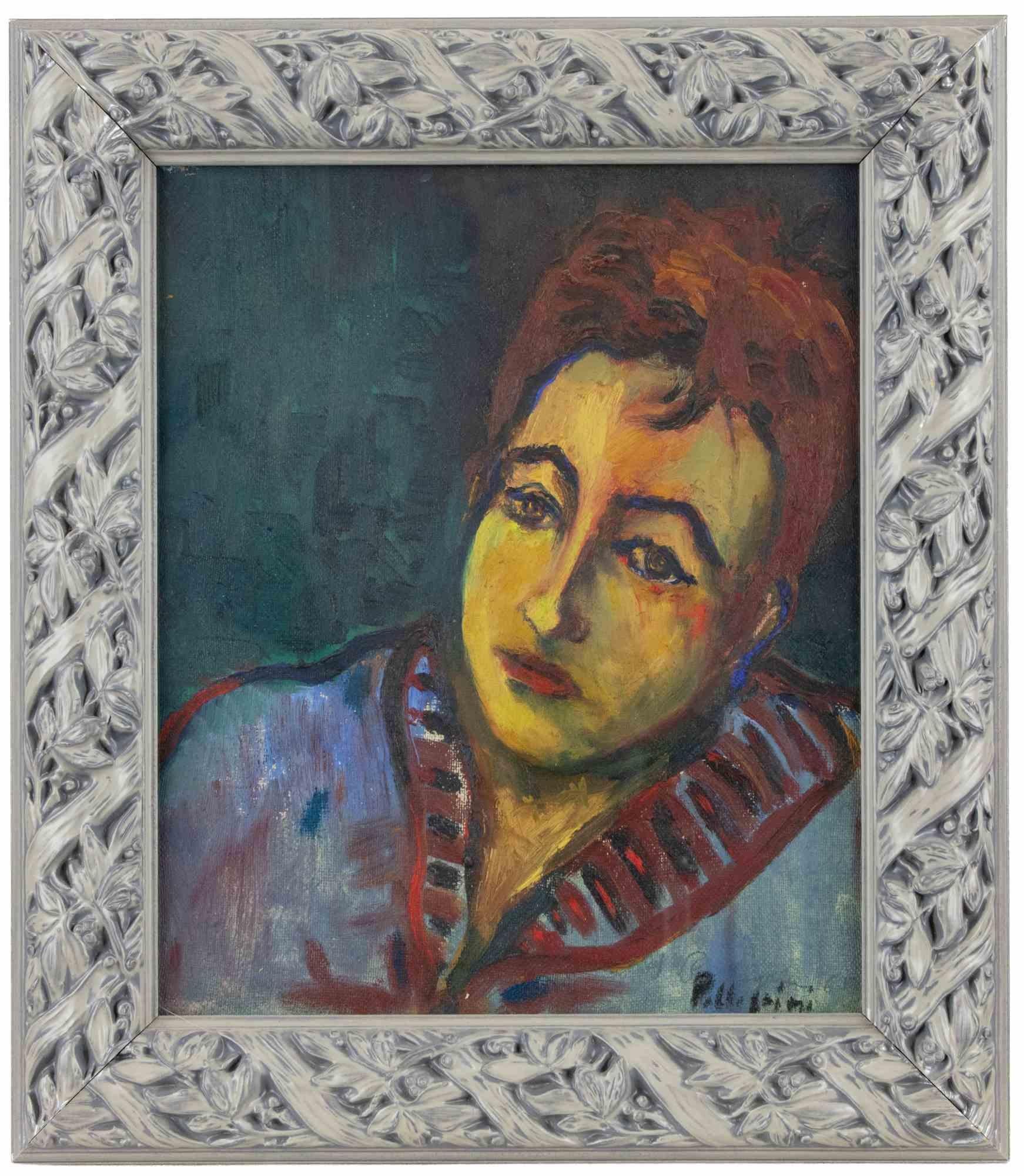 Retrato de Maurizio - Pintura de Sirio Pellegrini - 1969