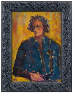 Portrait - Paint by Sirio Pellegrini - 1960s