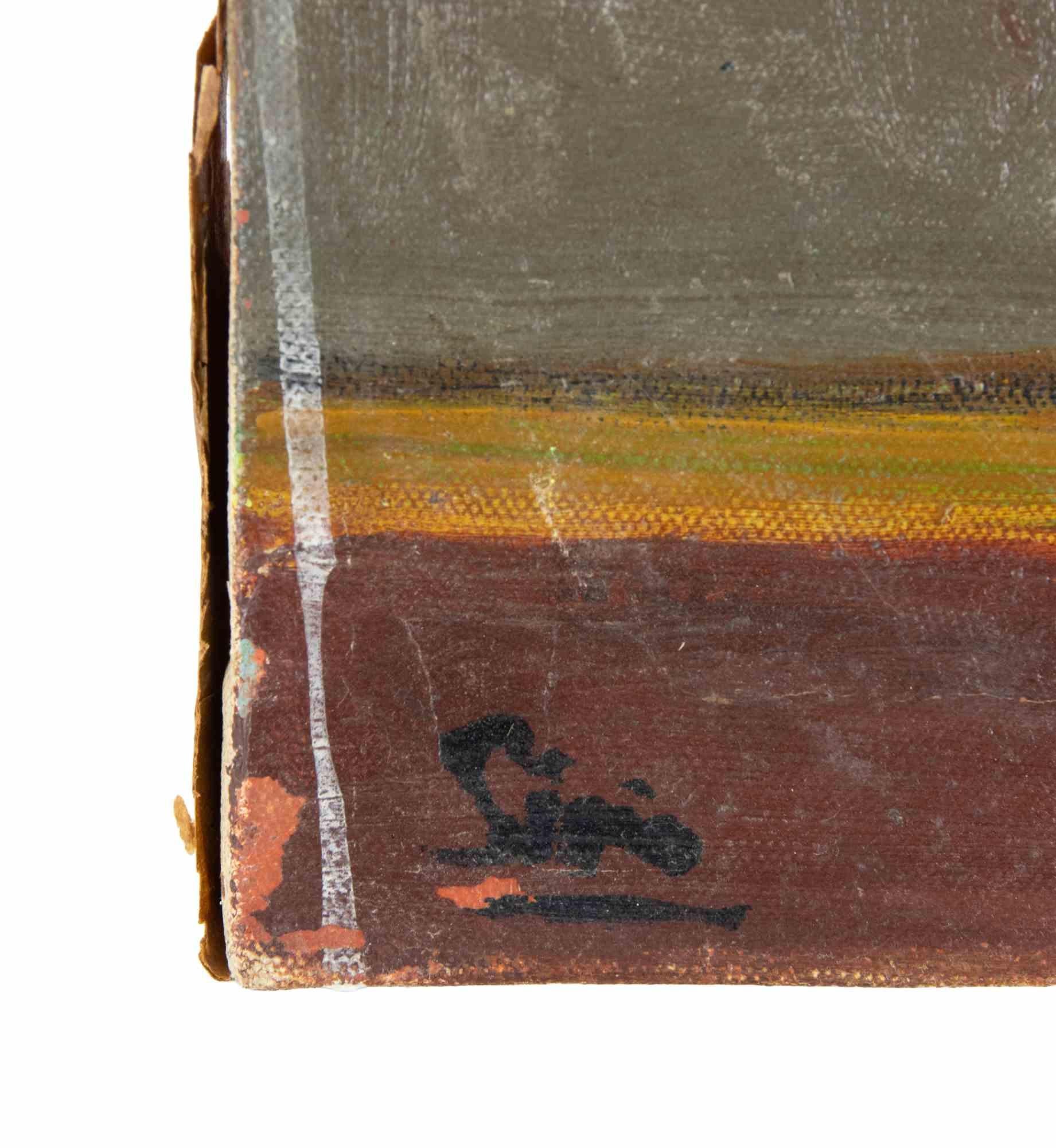 Stillleben – Malerei von Sirio Pellegrini – 1968 im Angebot 2