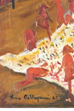 The Celebration - Paint by Sirio Pellegrini - 1965