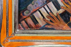 The Pianist - Paint by Sirio Pellegrini - 1960s