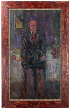 The Professor - Paint by Sirio Pellegrini - 1969