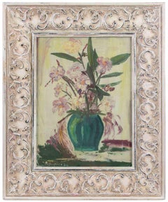 Vaso di fiori - Dipinto di Sirio Pellegrini - 1964