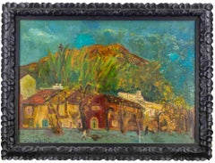 Veduta di Monte dé Cocci Roma - Dipinto di Sirio Pellegrini - 1965