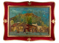 View of Monte dé Cocci Rome - Paint by Sirio Pellegrini - 1965