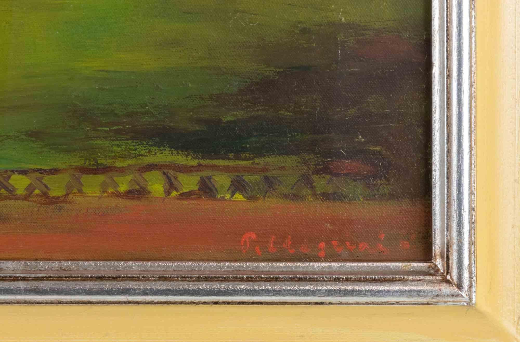 Villa – Farbe von Sirio Pellegrini – 1960er Jahre im Angebot 2