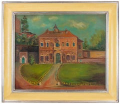 Villa - Paint by Sirio Pellegrini - 1960s