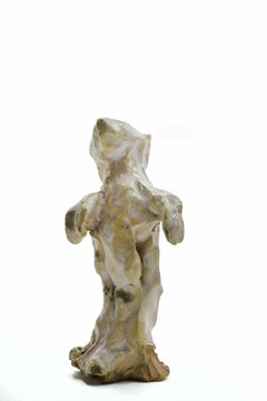 Sculpture d'ours, céramique peinte, style moderne, années 1960, sans cadre