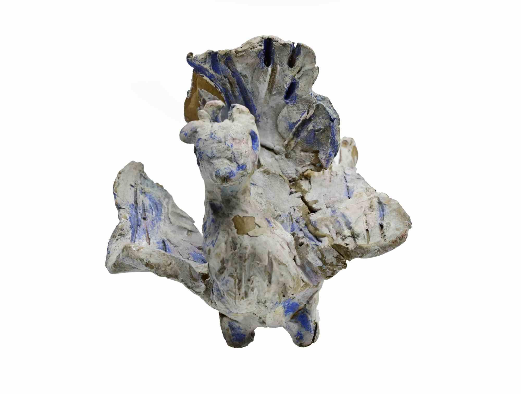 Oiseau - Sculpture de Sirio Pellegrini - années 1960 en vente 1