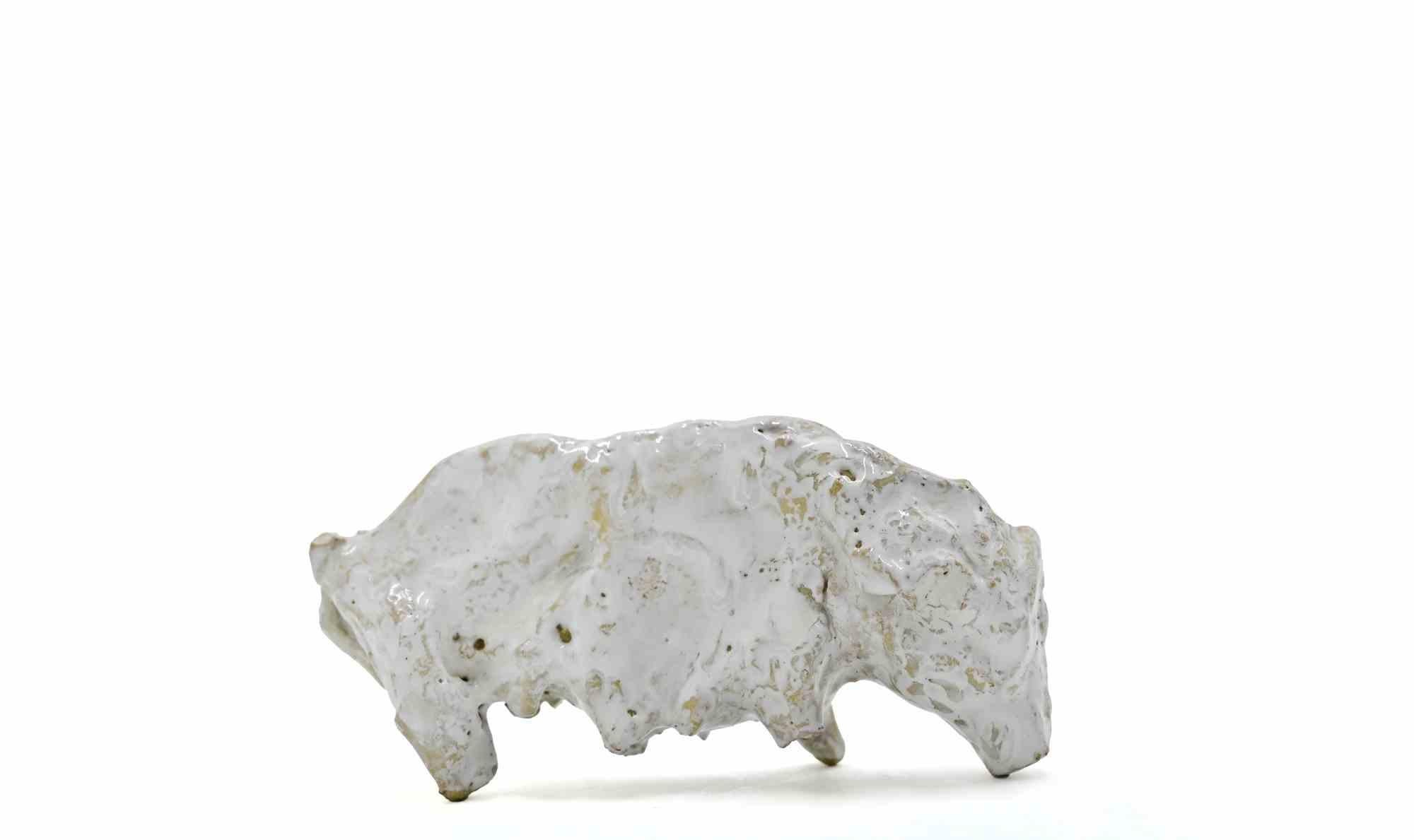 Bison Baby - Sculpture de Sirio Pellegrini - années 1960 en vente 2