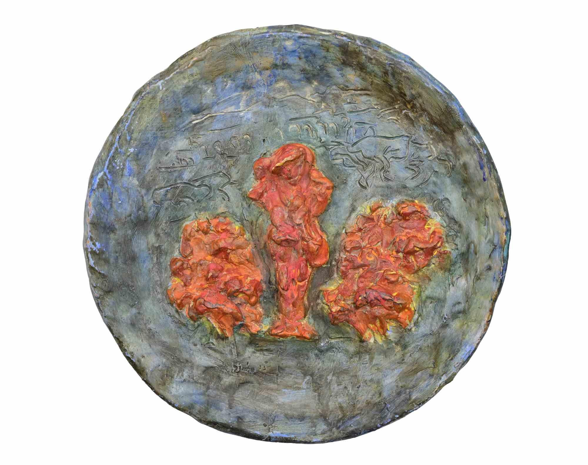 Painted Terracotta sculture realized by Sirio Pellegrini in 1960s.

Good condition.

Sirio Pellegrini, born in Rome on March 1, 1922, of Abruzzo origins (Capestrano), spent his childhood years in Rome, in the heart of the old city, behind the