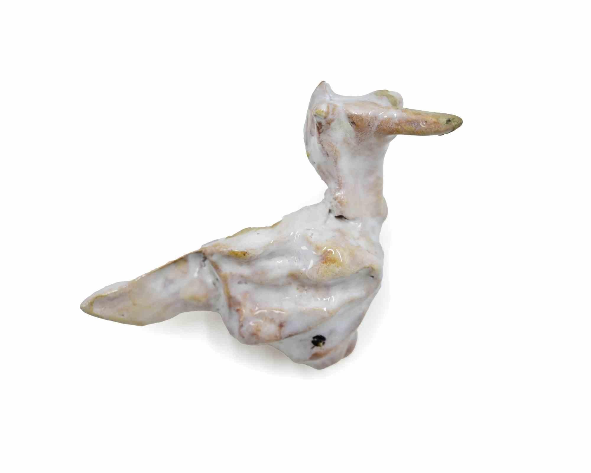 Painted Ceramic sculpture realized by Sirio Pellegrini in 1960s.

Good condition.

Sirio Pellegrini, born in Rome on March 1, 1922, of Abruzzo origins (Capestrano), spent his childhood years in Rome, in the heart of the old city, behind the Academy