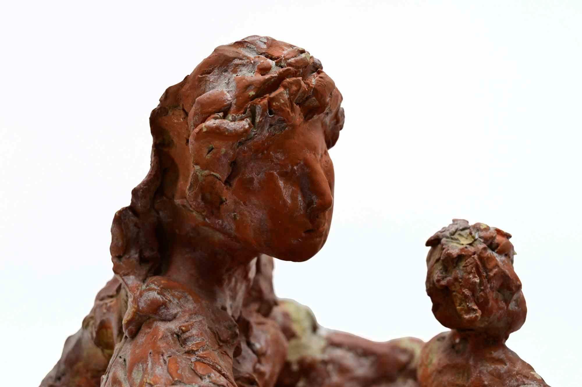 Famiglia - Scultura di Sirio Pellegrini - Anni '60 in vendita 2
