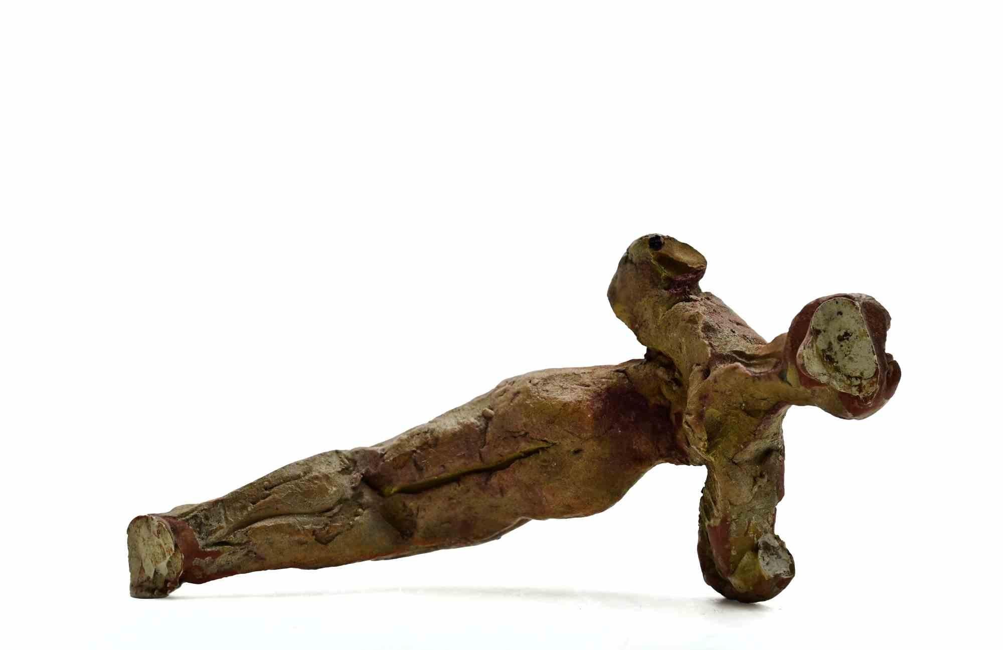 Gymnast - Sculpture by Sirio Pellegrini - 1960s For Sale 1