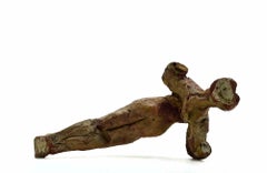 Gymnast - Sculpture by Sirio Pellegrini - 1960s