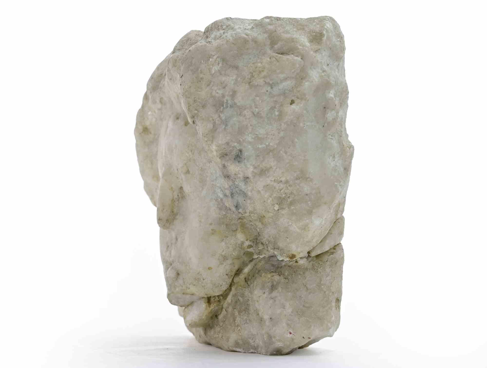 Head of Girl - Sculpture by Sirio Pellegrini - 1960s For Sale 1
