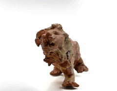 Lion - Sculpture by Sirio Pellegrini - 1960s