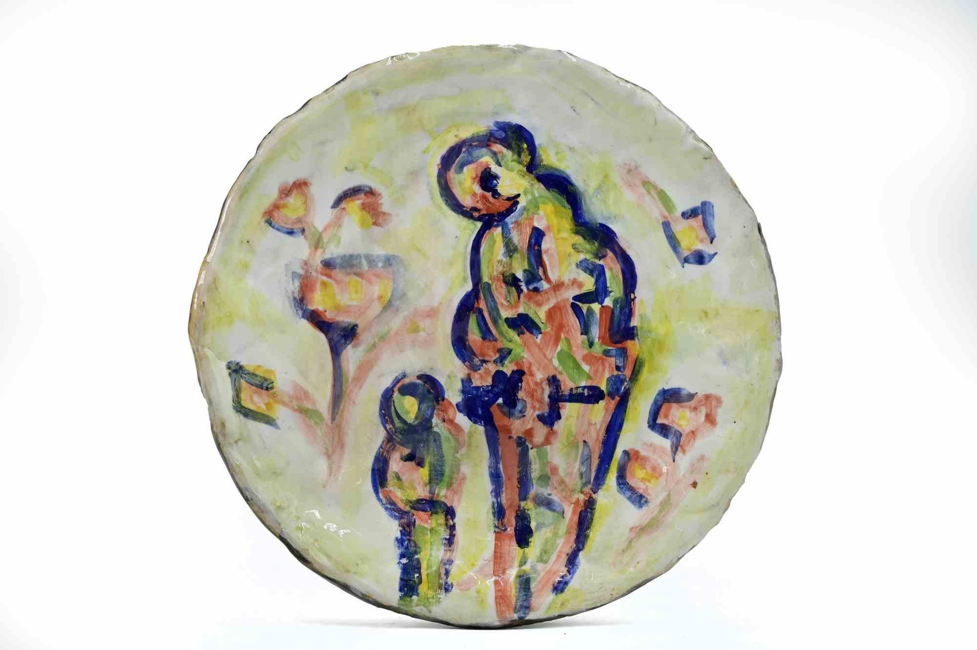 Painted ceramic sculpture realized by Sirio Pellegrini in 1960s.

Good condition.

Sirio Pellegrini, born in Rome on March 1, 1922, of Abruzzo origins (Capestrano), spent his childhood years in Rome, in the heart of the old city, behind the Academy