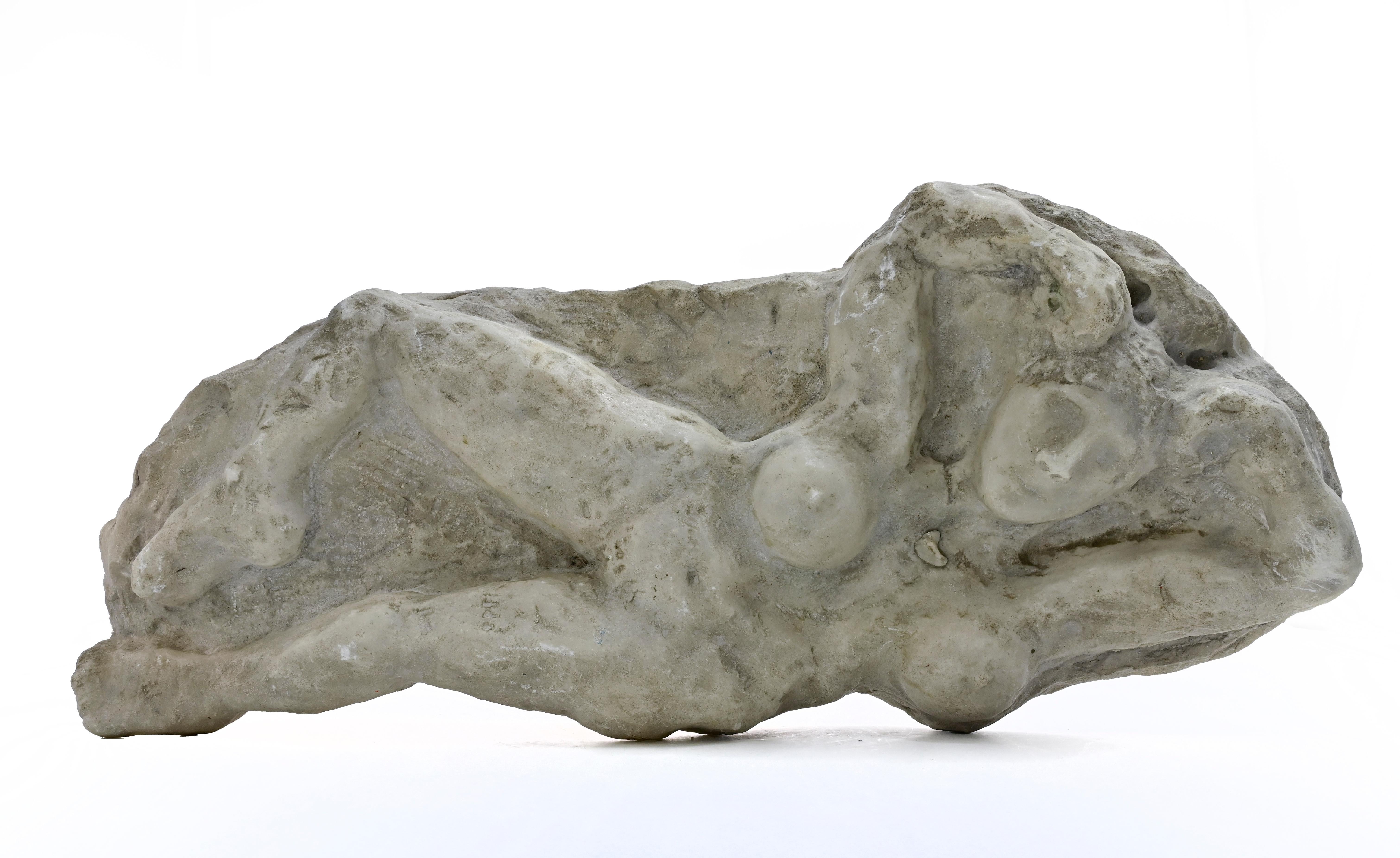 Nu de femme - Sculpture de Sirio Pellegrini - années 1960 en vente 1