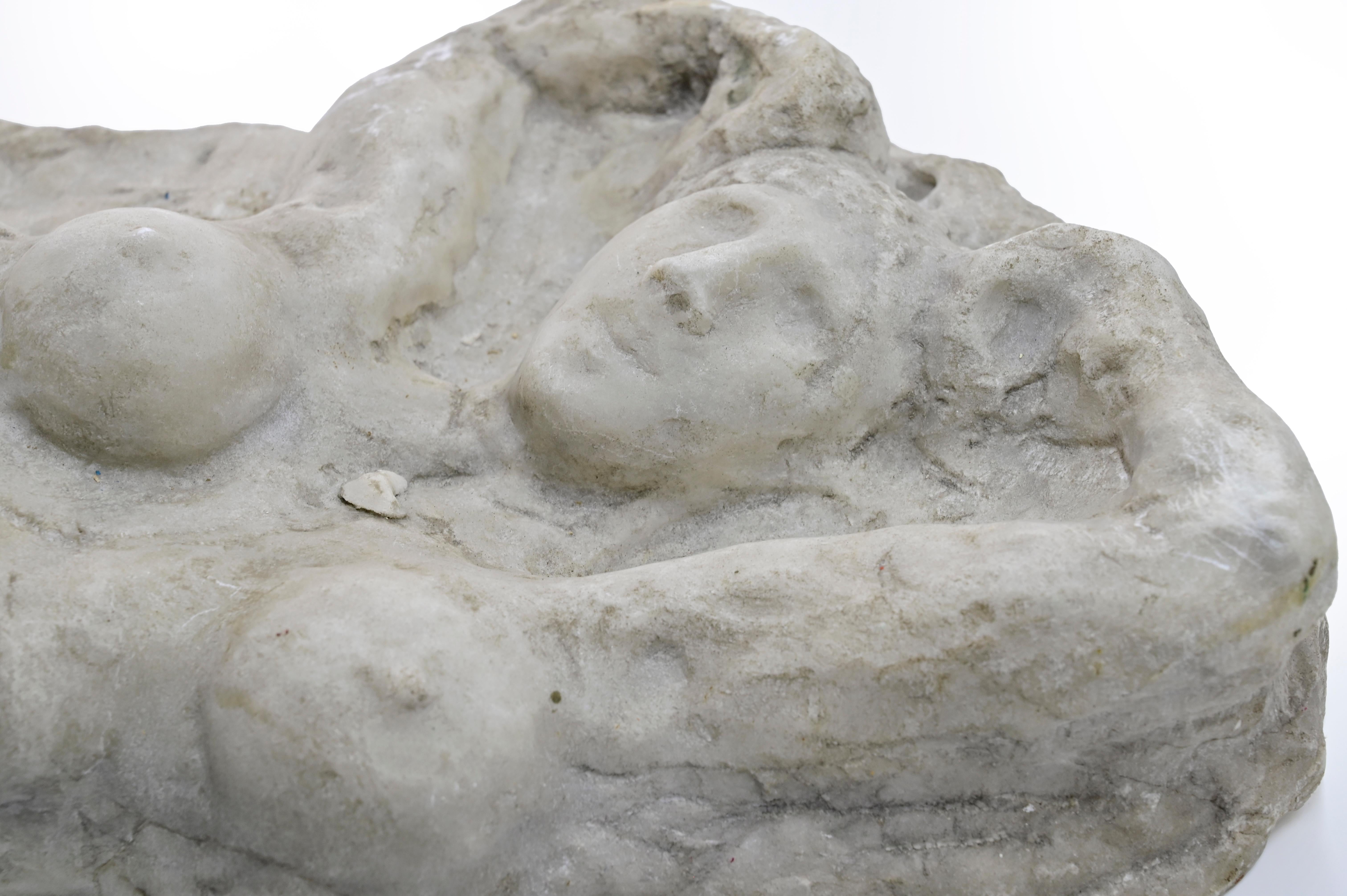 Nu de femme - Sculpture de Sirio Pellegrini - années 1960 en vente 4
