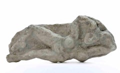 Nude of Woman - Sculpture by Sirio Pellegrini - 1960s
