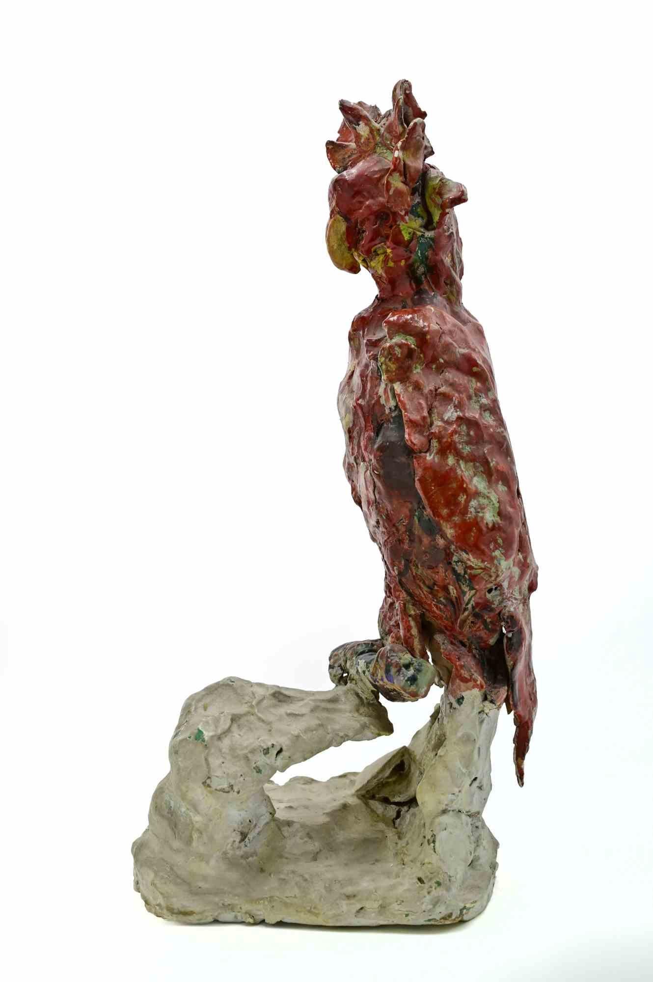 Perroquet - Sculpture de Sirio Pellegrini - années 1960 en vente 1
