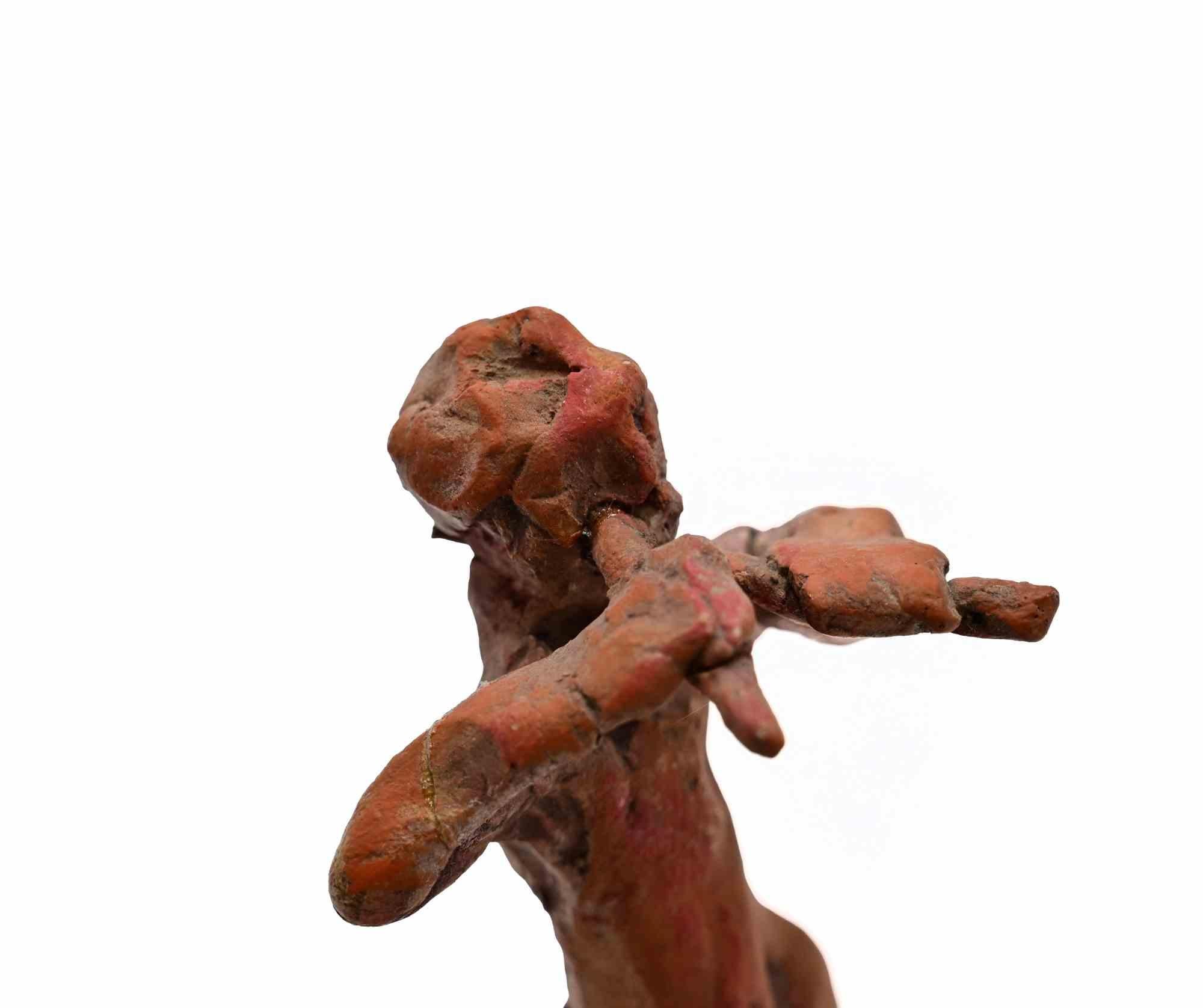 Pied Piper - Sculpture by Sirio Pellegrini - 1960s For Sale 3