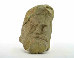 Portrait of Giuseppe Garibaldi - Sculpture by Sirio Pellegrini - 1960s
