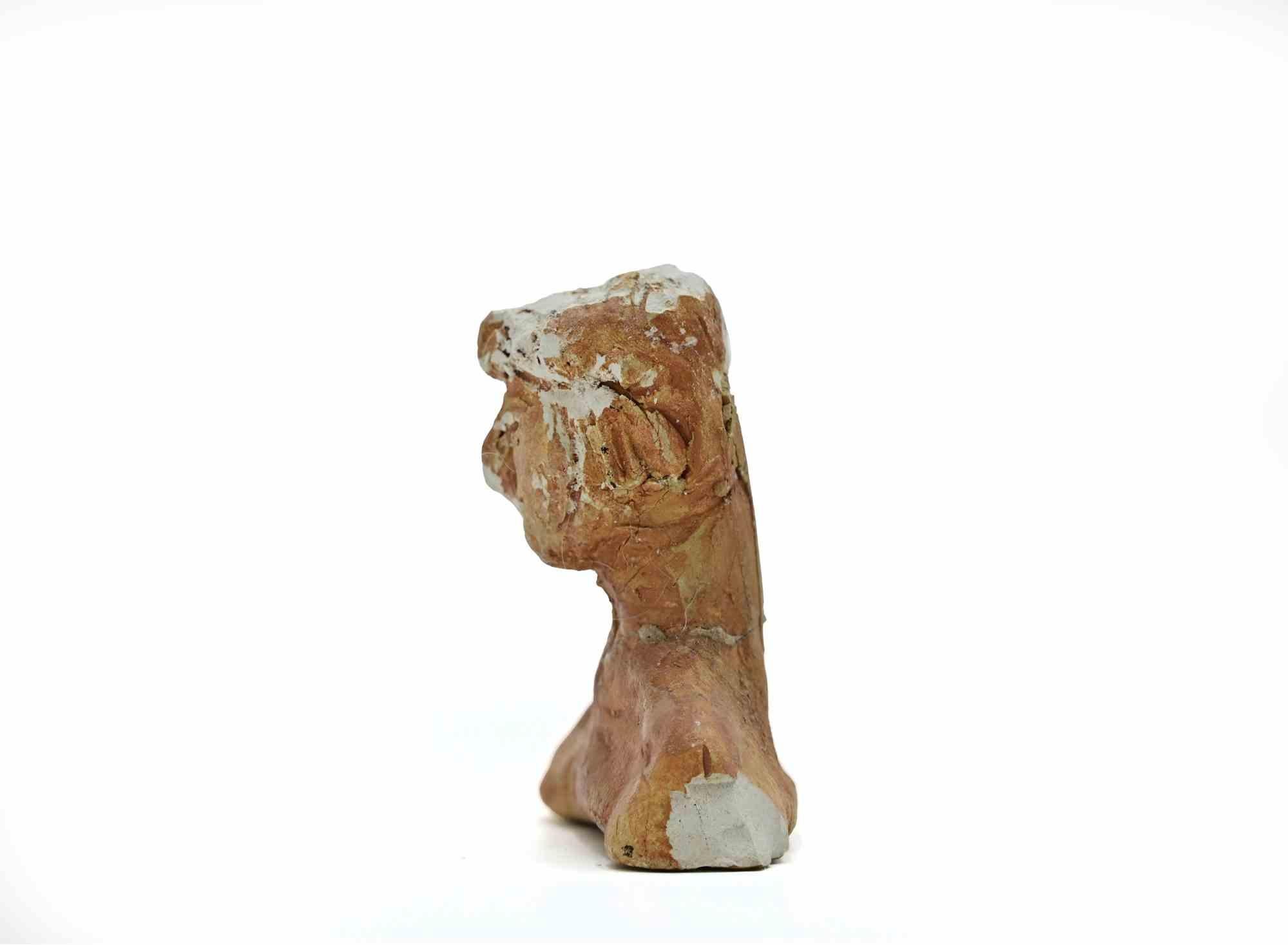 Portrait - Sculpture by Sirio Pellegrini - 1960s For Sale 1
