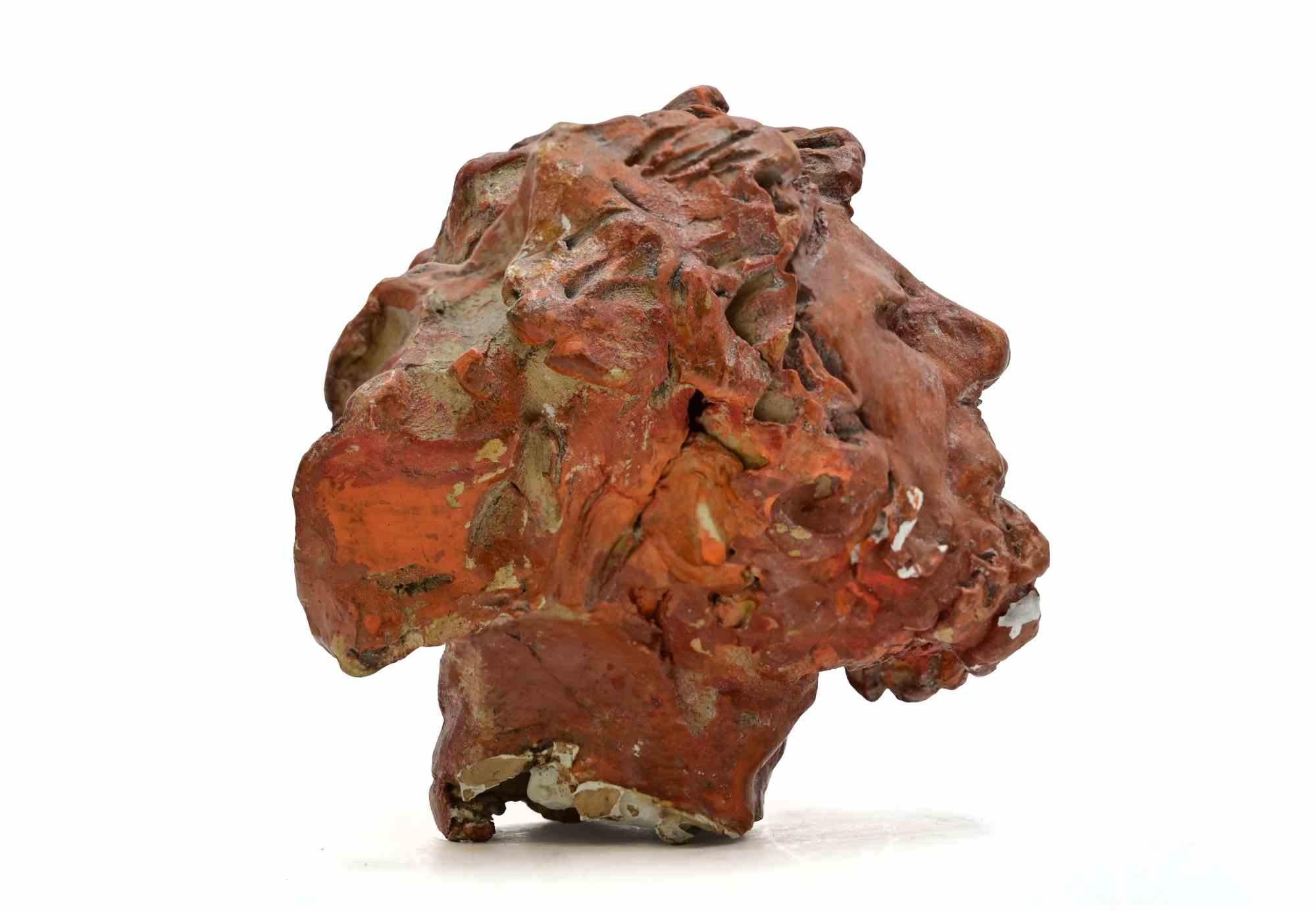 Portrait - Sculpture by Sirio Pellegrini - 1960s For Sale 1