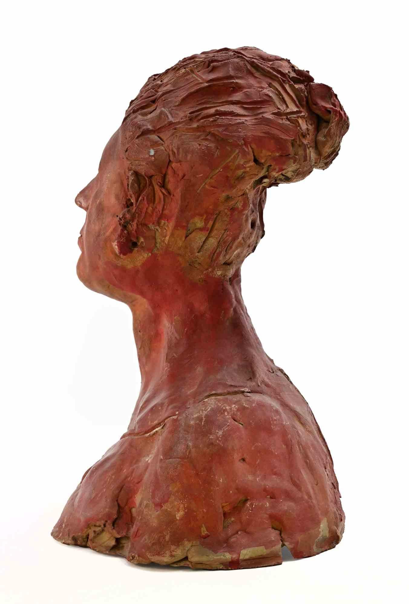 Portrait - Sculpture de Sirio Pellegrini - Années 1960 en vente 1