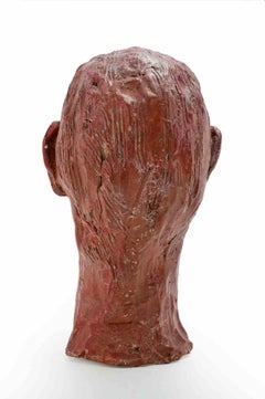 Portrait - Sculpture by Sirio Pellegrini - 1960s