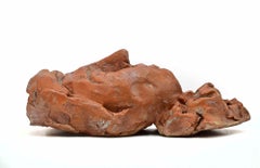 Sculpture portrait en terre cuite, style moderne, années 1960, sans cadre