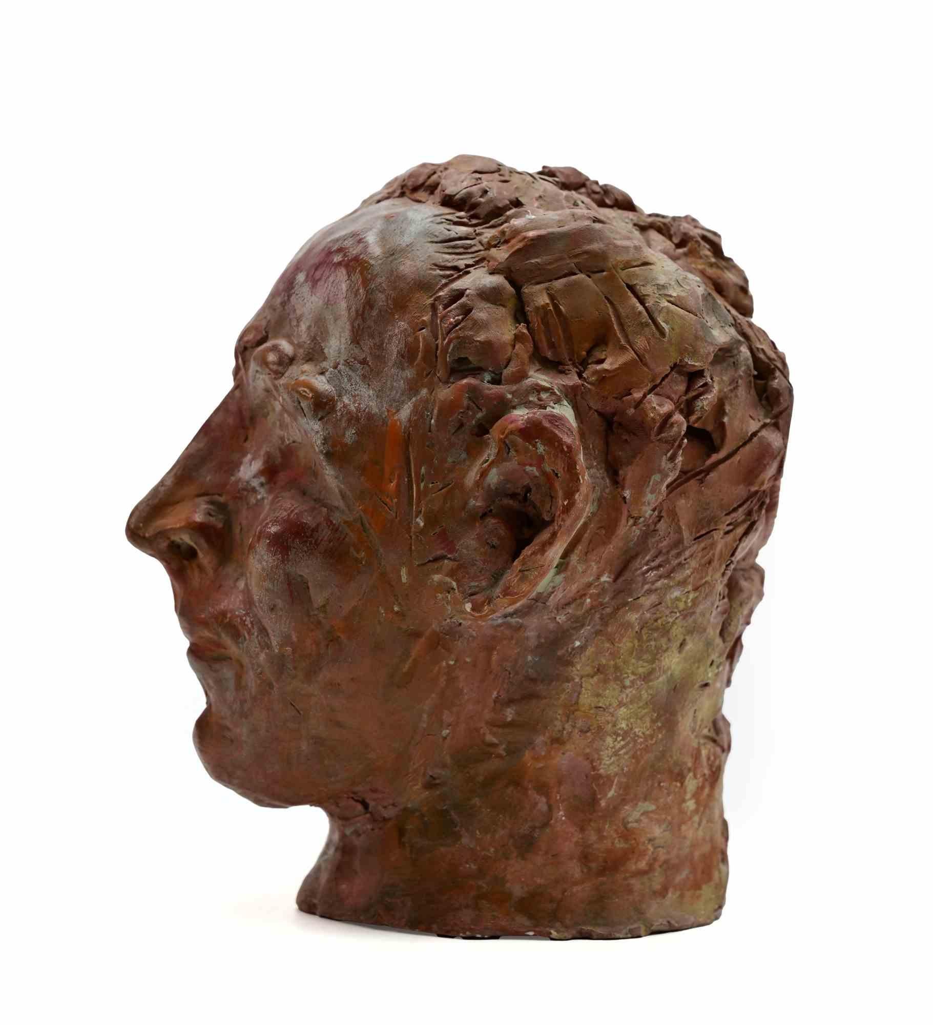 Portrait - Sculpture de Sirio Pellegrini - Années 1960 en vente 2