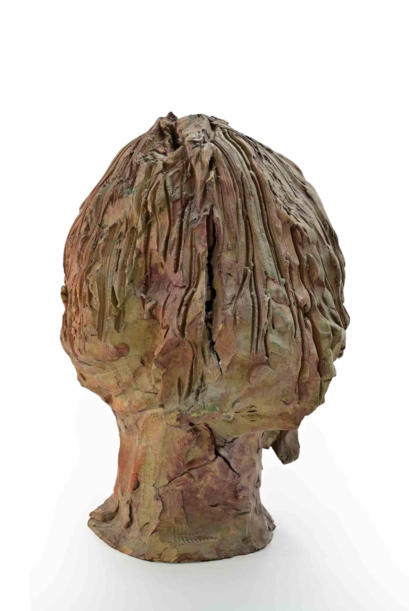 Portrait - Sculpture de Sirio Pellegrini - Années 1960 en vente 2