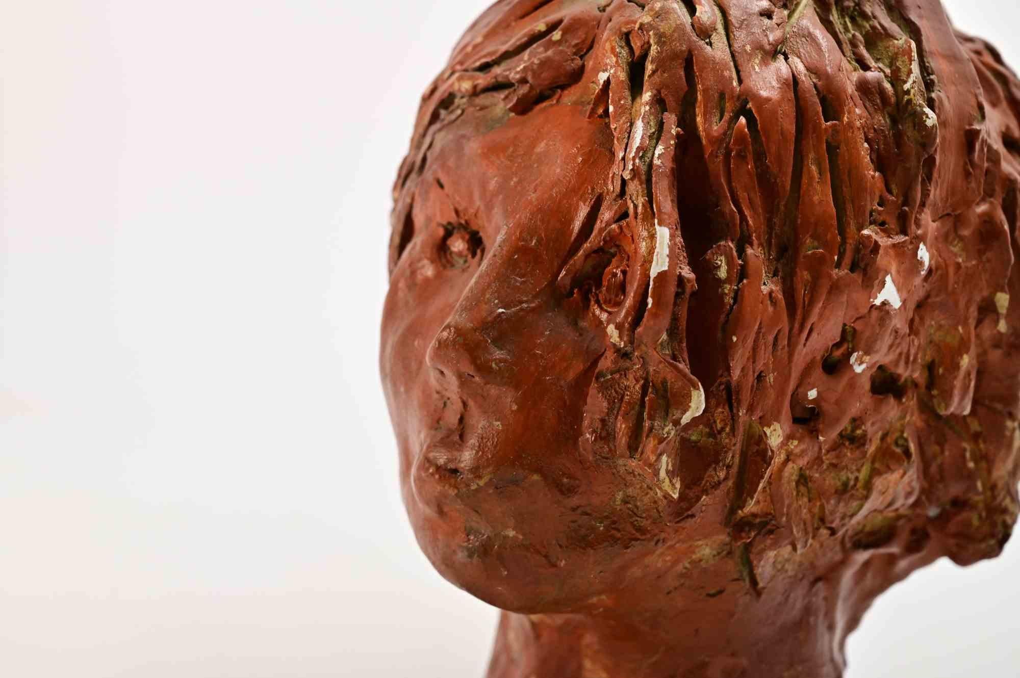 Portrait - Sculpture de Sirio Pellegrini - Années 1960 en vente 2