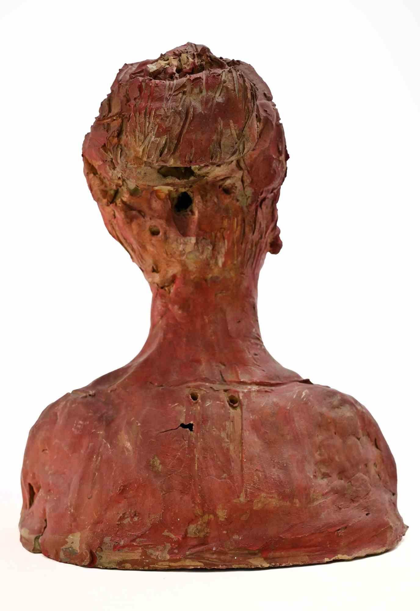 Portrait - Sculpture de Sirio Pellegrini - Années 1960 en vente 2