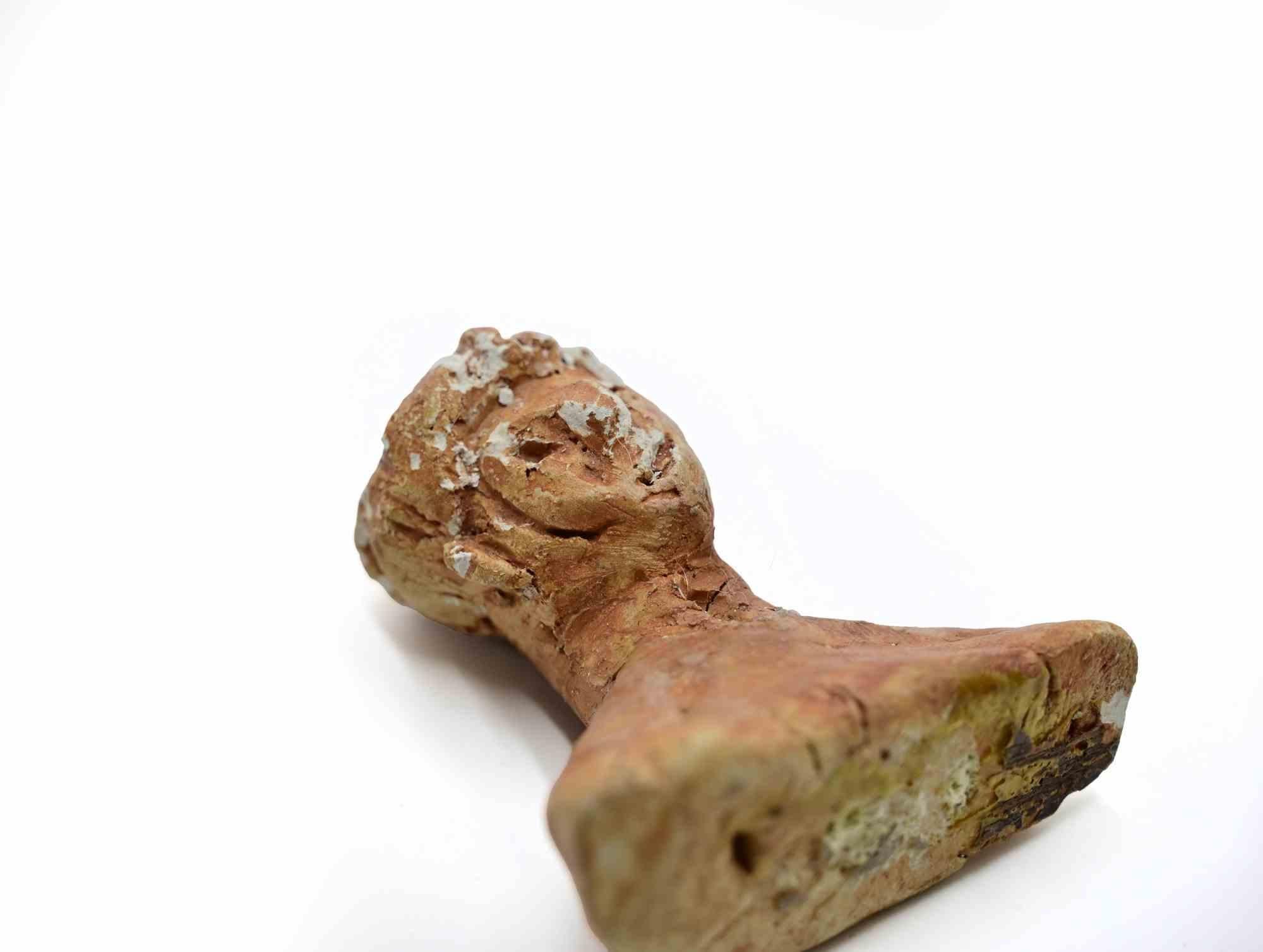Portrait - Sculpture by Sirio Pellegrini - 1960s For Sale 3