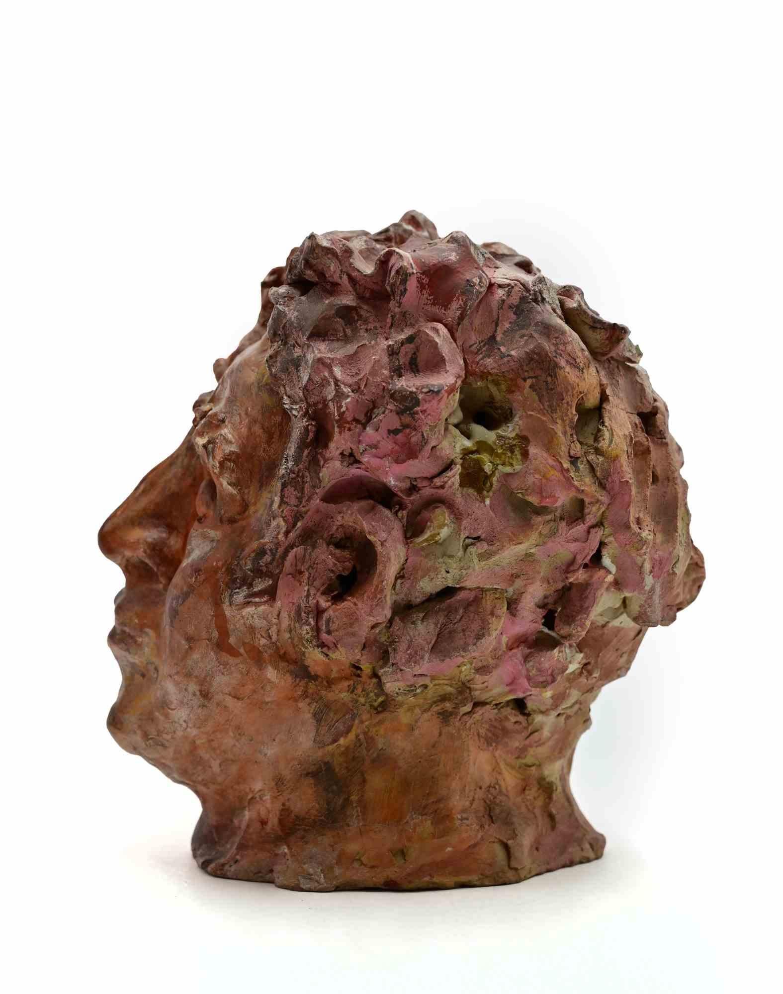 Portrait - Sculpture de Sirio Pellegrini - Années 1960 en vente 3