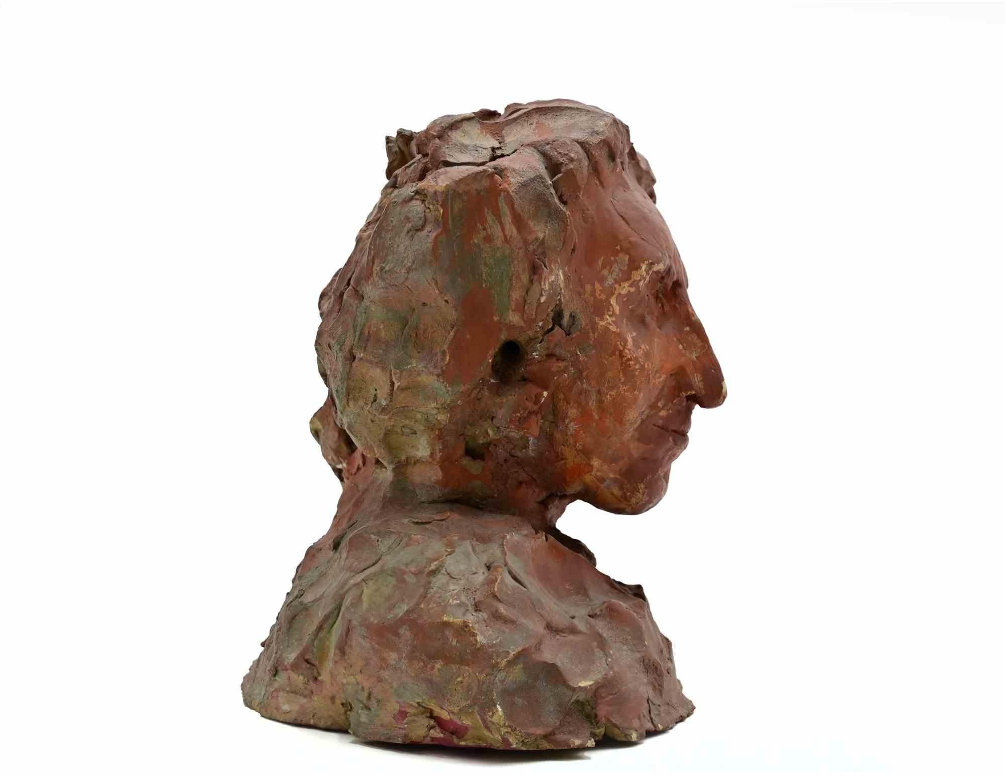 Retrato - Escultura de Sirio Pellegrini - Años 60 en venta 3