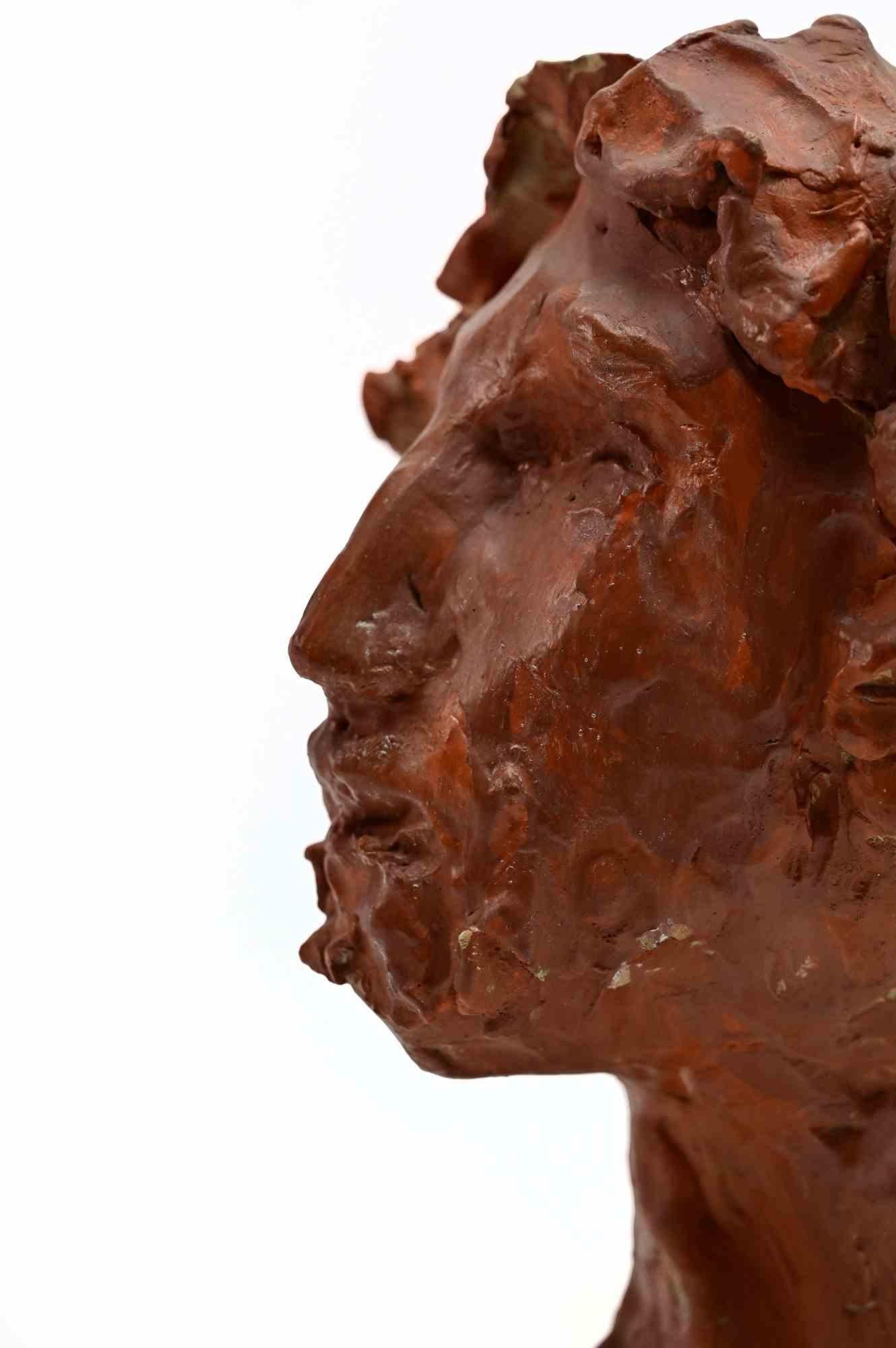 Retrato - Escultura de Sirio Pellegrini - Años 60 en venta 3